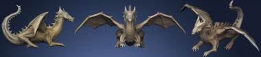 3D модель Дракон (4) (STL)